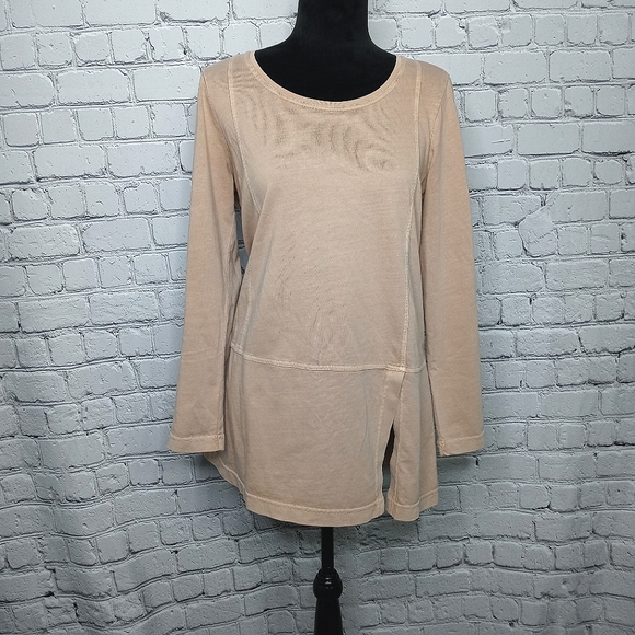 J. Jill Tops - J.Jill Pure Jill Organic Cotton Tan Blouse